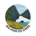 Big Four Ice Caves Hike Sticker