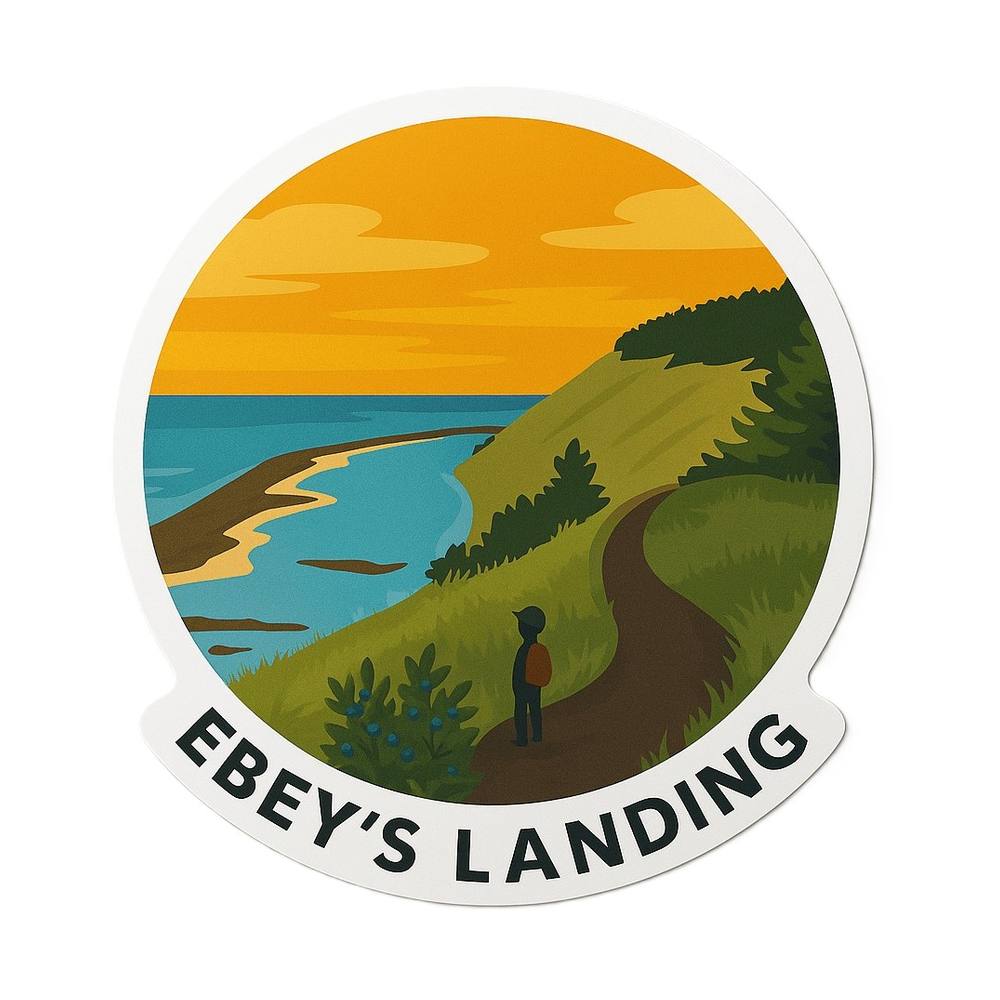Ebey's Landing Hike Sticker