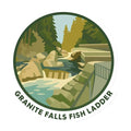Granite Falls Fish Ladder Sticker