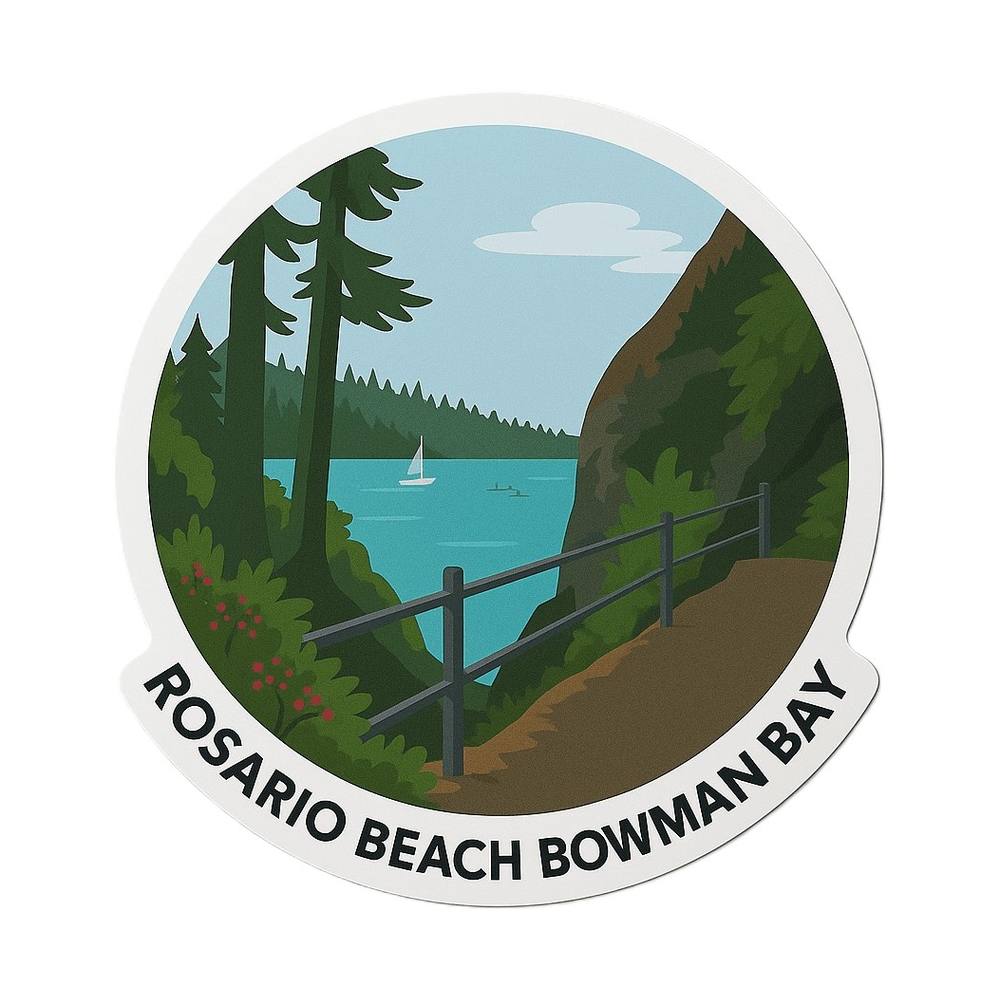 Rosario Beach - Bowman Bay Trail Sticker