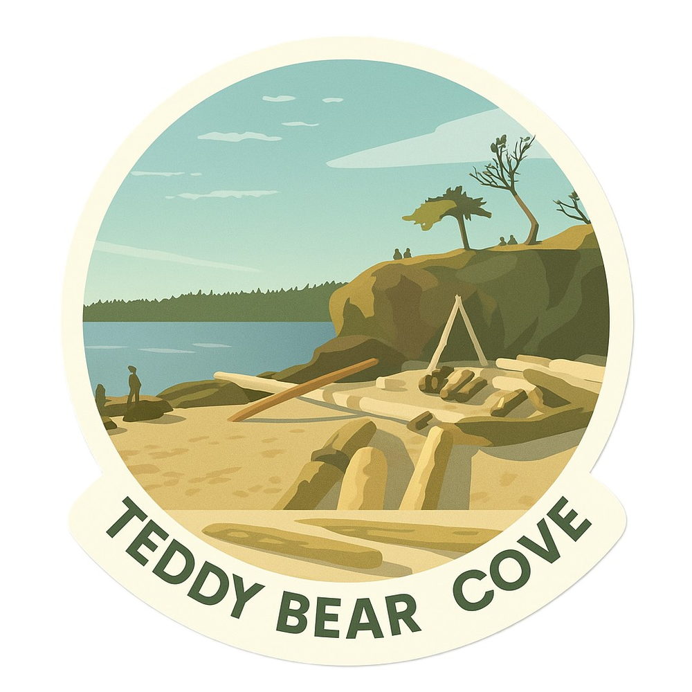 Teddy Bear Cove Sticker