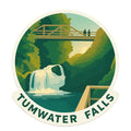Tumwater Falls Hike Sticker