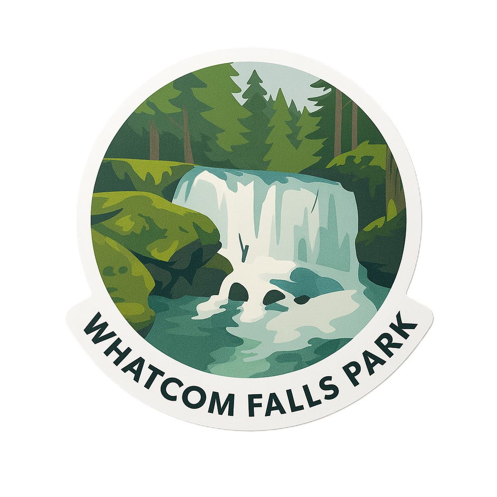 Whatcom Falls Sticker